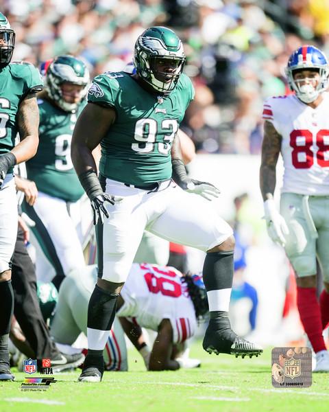 Timmy Jernigan in Action Philadelphia Eagles Football Photo