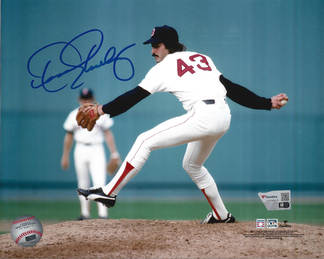 Dennis Eckersley in Action Boston Red Sox Autographed 16" x 20" Baseball Photo