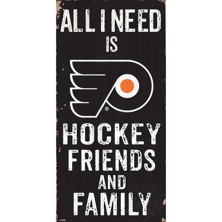 Philadelphia Flyers Hockey and My Dog Wooden Sign