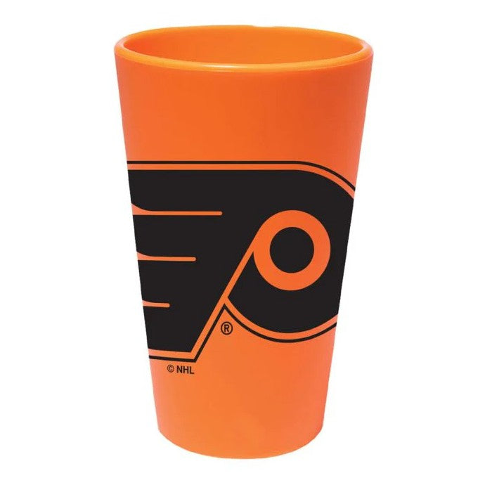 Philadelphia Flyers 16 oz Team Color Silicone Pint Glass