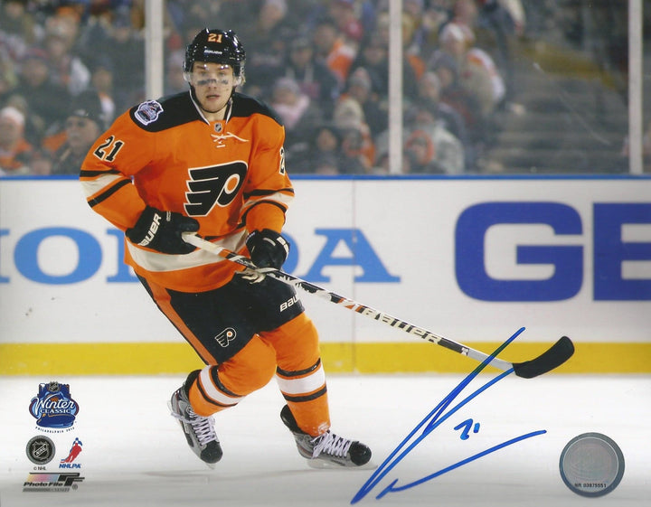 James Van Riemsdyk 2012 Winter Classic Autographed Philadelphia Flyers Hockey Photo