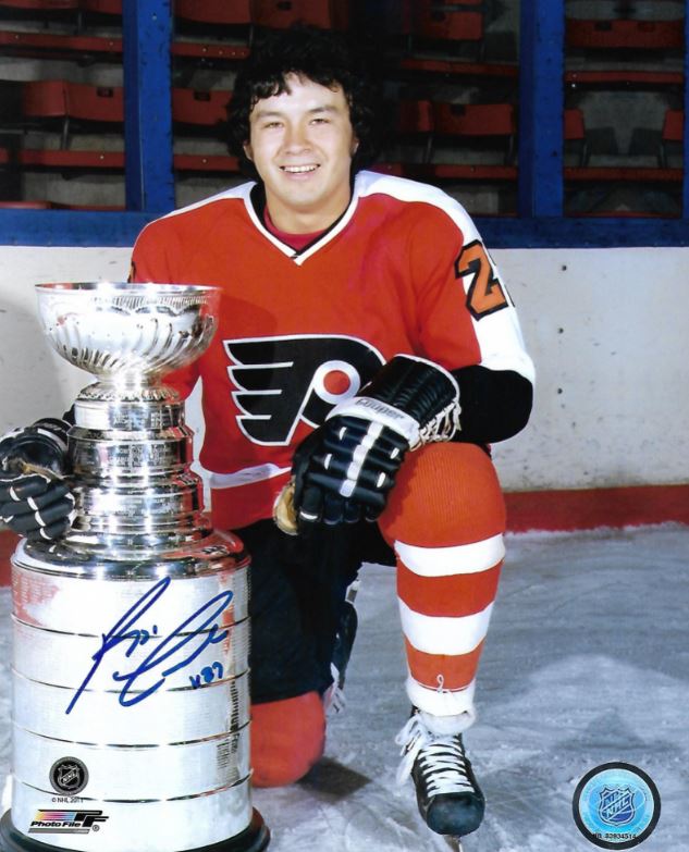 Reggie Leach Philadelphia Flyers Stanley Cup Autographed NHL Hockey 8" x 10" Photo