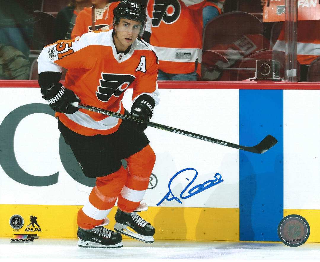 Valtteri Filppula in Action Philadelphia Flyers Autographed 11"x 14" Hockey Photo
