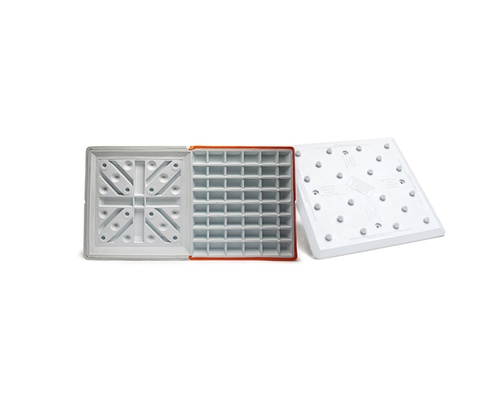 Full Size Single-Molded Double First Base with Base Plate | Rogers® Base Company