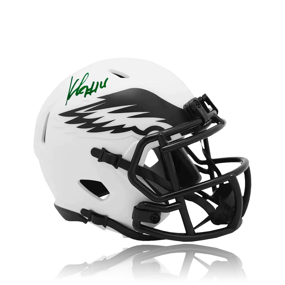 Kenneth Gainwell Philadelphia Eagles Autographed Lunar Eclipse Mini-Helmet
