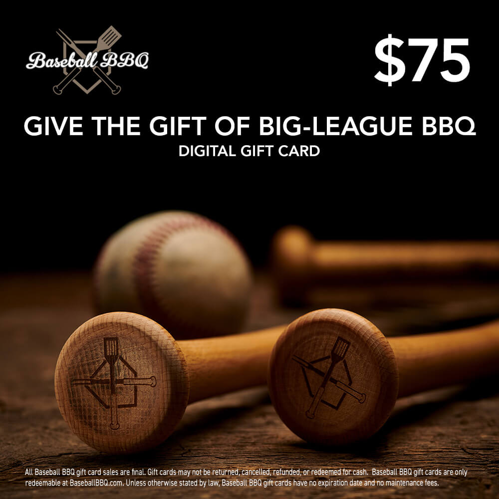 Baseball BBQ Gift Card