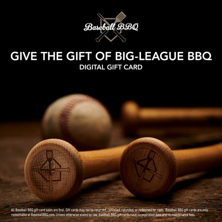 Baseball BBQ Gift Card