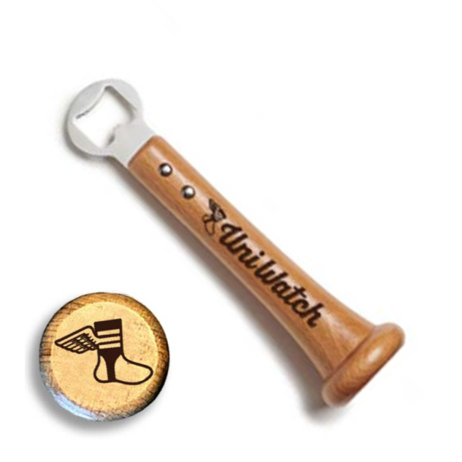 Uni Watch "PICKOFF" Bottle Opener