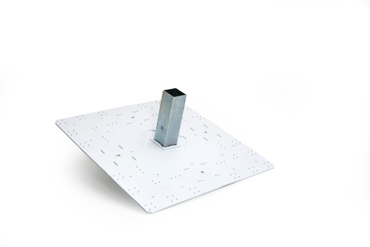 Full Size Single-Molded Double First Base with Base Plate | Rogers® Base Company