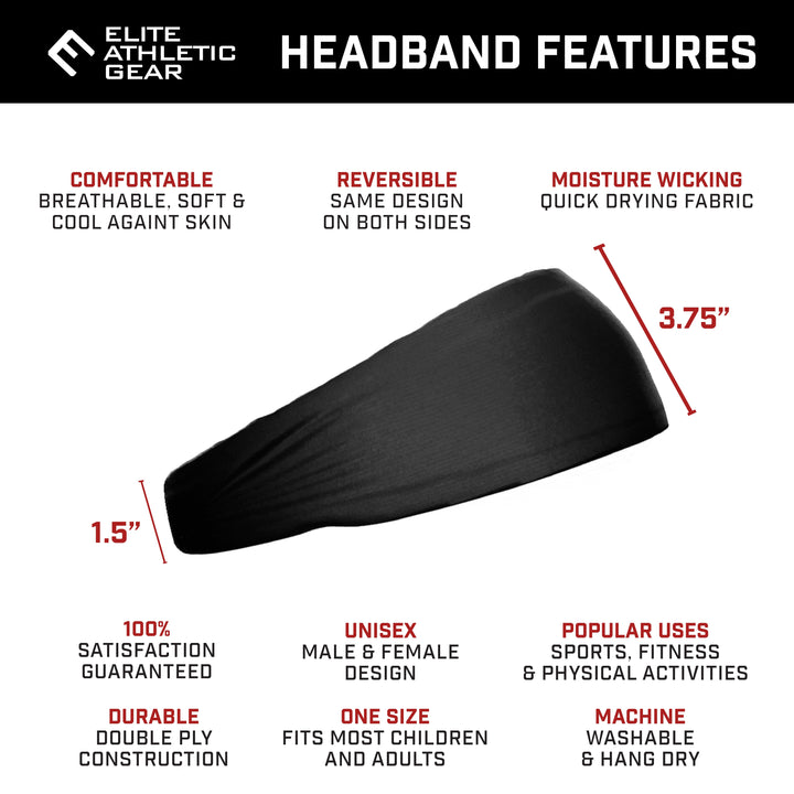 White Dual Camo Headband | Elite Athletic Gear