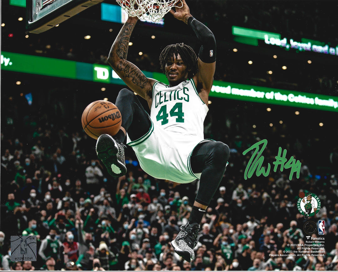 Robert Williams III Slam Dunk Boston Celtics Autographed Basketball Photo