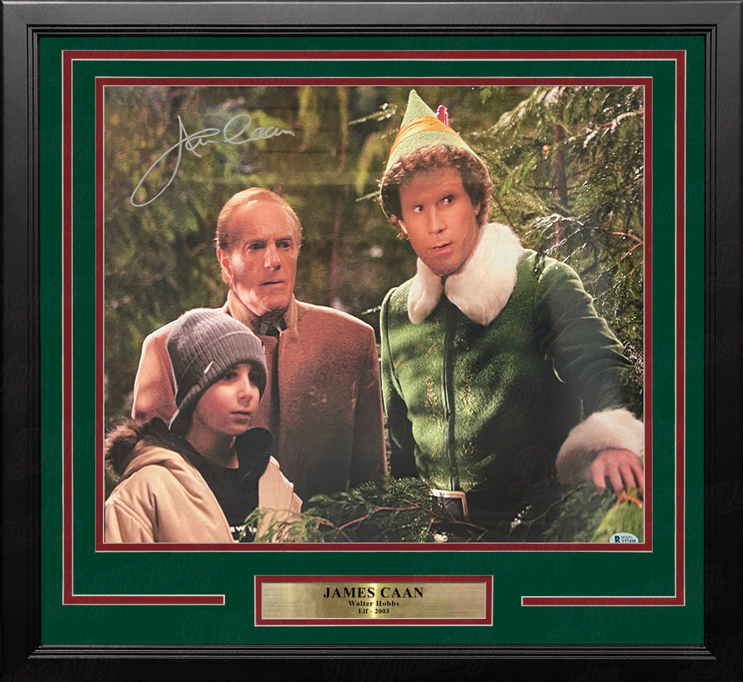 James Caan Walter Hobbs Elf Autographed 16" x 20" Framed Photo