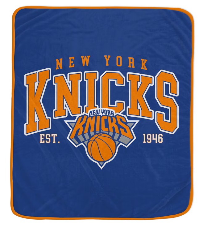 New York Knicks 50" x 60" Vintage Arch Block Blanket