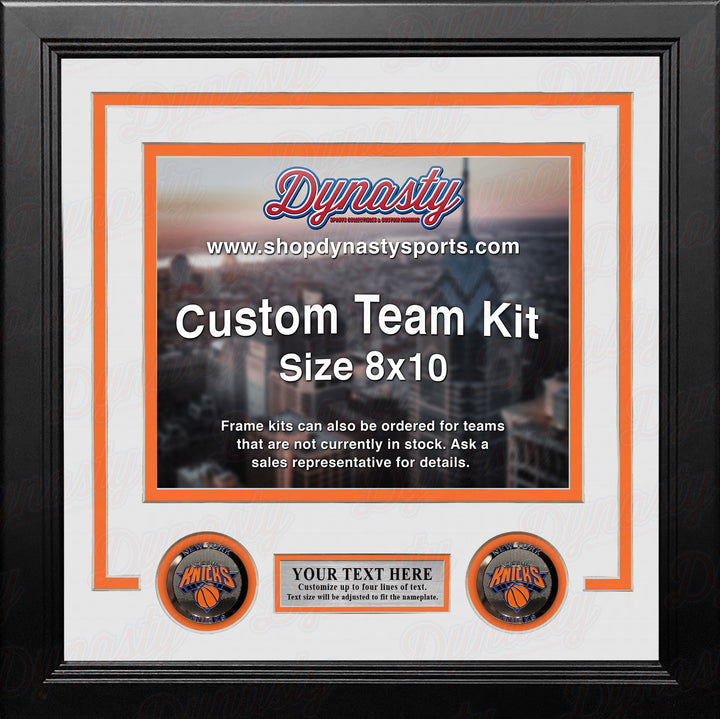 New York Knicks Custom NBA Basketball 8x10 Picture Frame Kit (Multiple Colors)