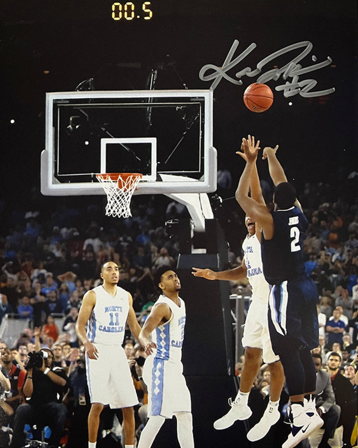 Kris Jenkins Villanova Wildcats 2016 NCAA Champions Buzzer Beater Autographed 8" x 10" Photo