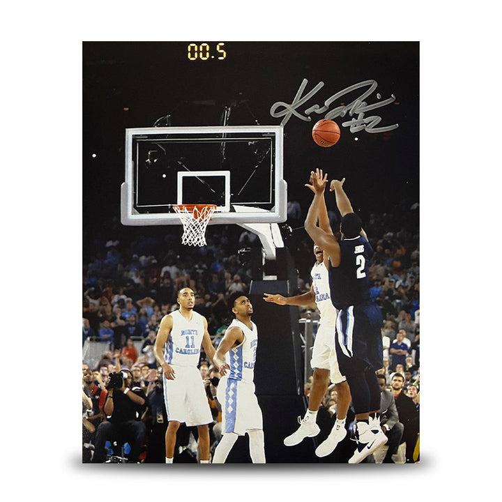 Kris Jenkins Villanova Wildcats 2016 NCAA Champions Buzzer Beater Autographed 8" x 10" Photo
