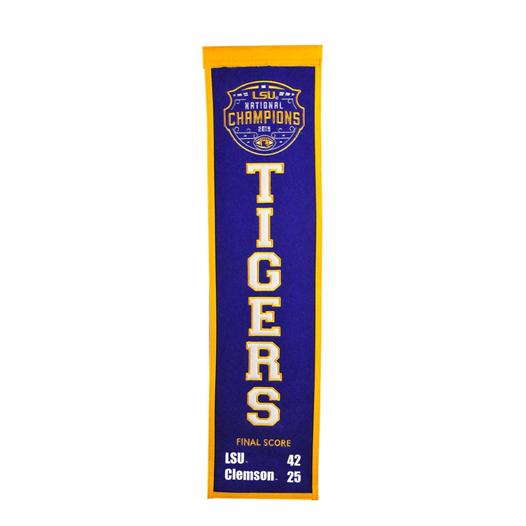 LSU 2019 National Championship NCAA Heritage Banner