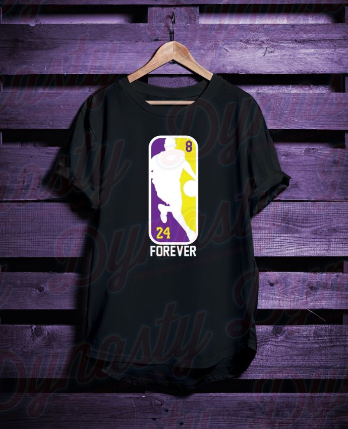 Kobe Bryant 8 & 24 Mamba Forever Logo T-Shirt