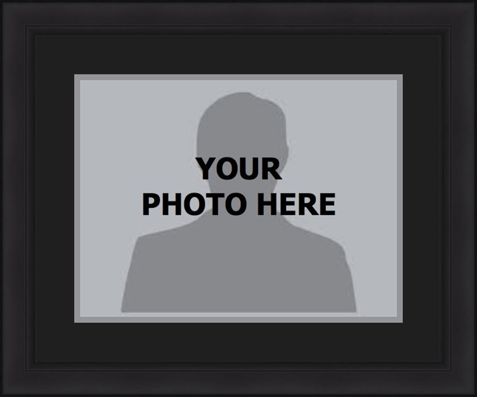 NHL Hockey Photo Picture Frame Kit - Los Angeles Kings (Black Matting, Silver Trim)