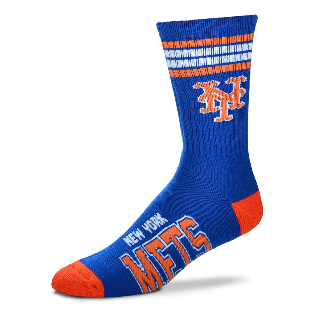 New York Mets Men's 4 Stripe Deuce Socks