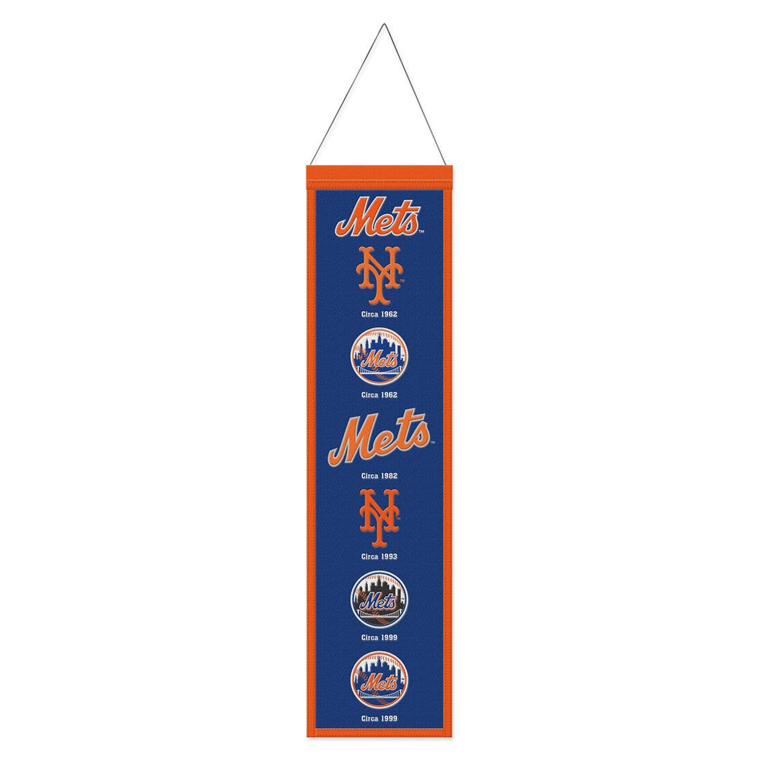 New York Mets 8" x 32" Wool Banner