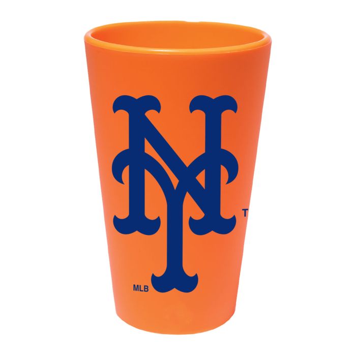 New York Mets 16 oz Team Color Silicone Pint Glass