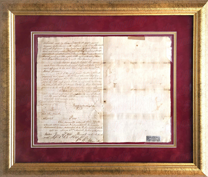 Paul Revere Autographed DS Document Signed | Early Boston Real Estate Deed