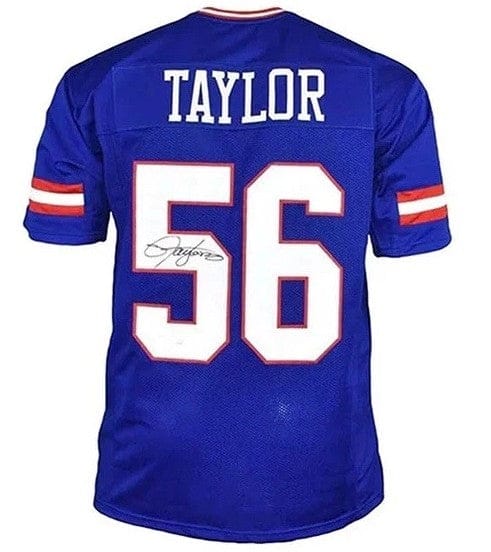 Dynasty Sports & Framing Autographed Football Jerseys Lawrence Taylor New York Giants Autographed Royal Blue Football Jersey