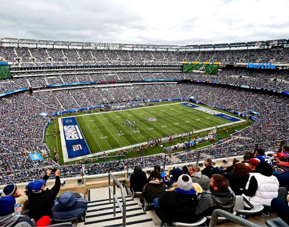 New York Giants MetLife Stadium Aerial View 8" x 10" Football Photo