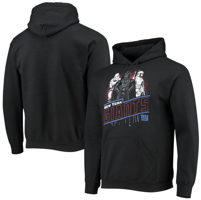 New York Giants Star Wars Empire Football Hoodie Sweatshirt