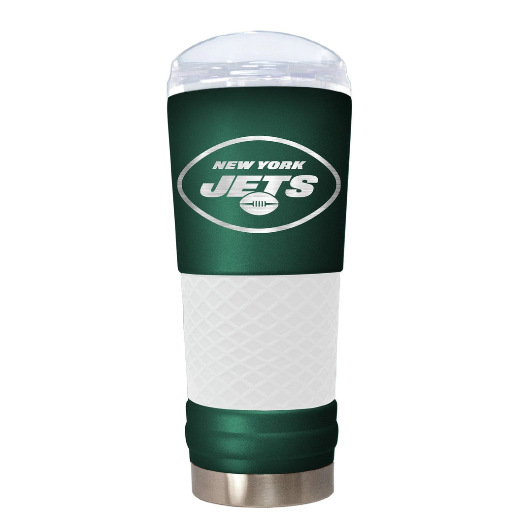 New York Jets "The Draft" 24 oz. Stainless Steel Travel Tumbler