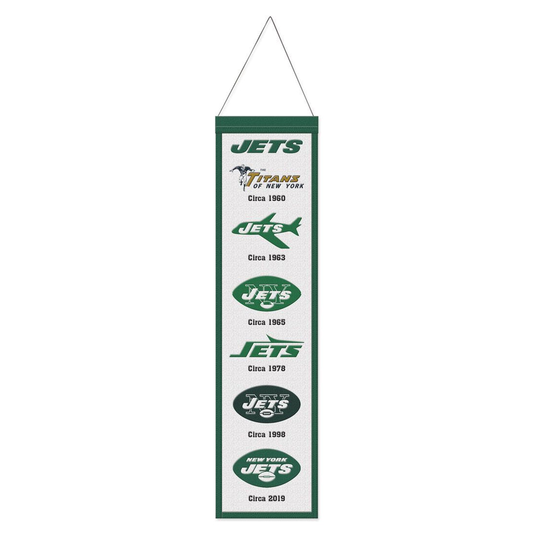 New York Jets 8" x 32" Wool Banner
