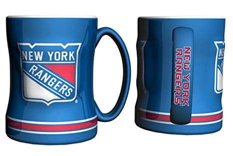 New York Rangers Logo Relief Coffee Mug