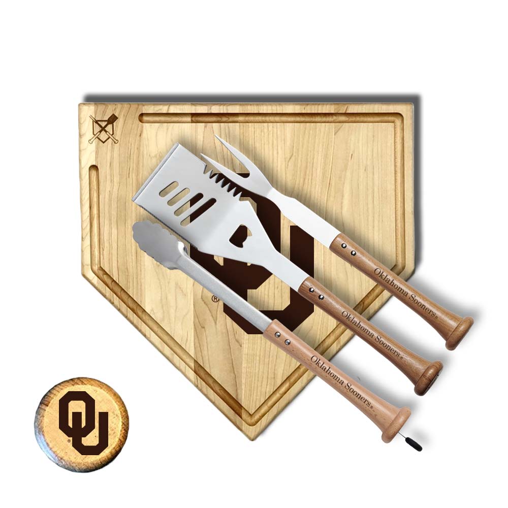 University of Oklahoma "SILVER SLUGGER" Combo Set