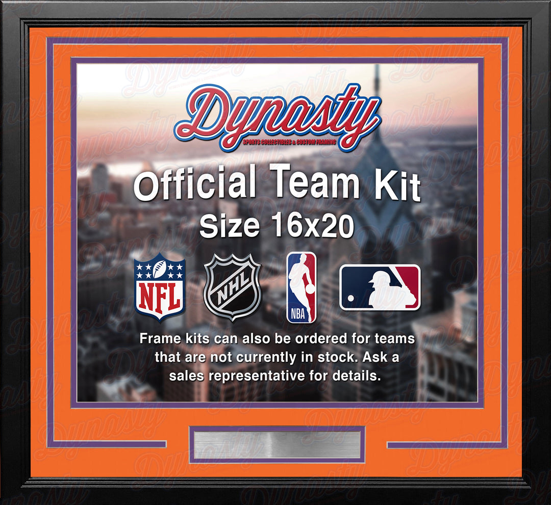 Phoenix Suns Custom NBA Basketball 16x20 Picture Frame Kit (Multiple Colors)