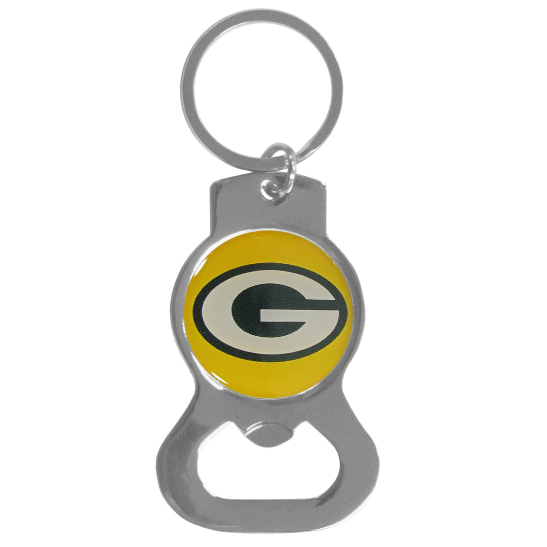 Green Bay Packers Logo Bottle Opener Keychain