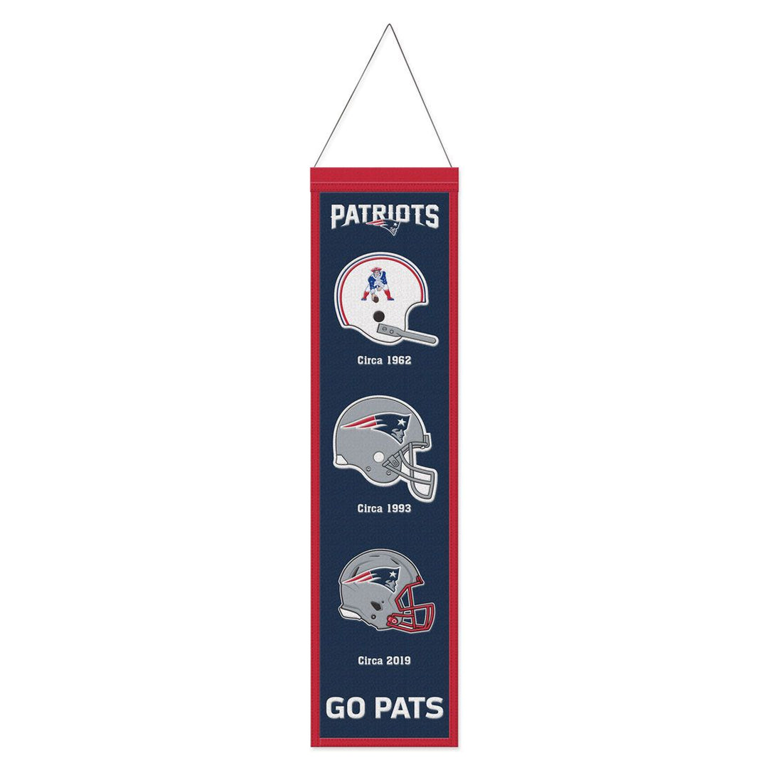 New England Patriots 8" x 32" Wool Banner