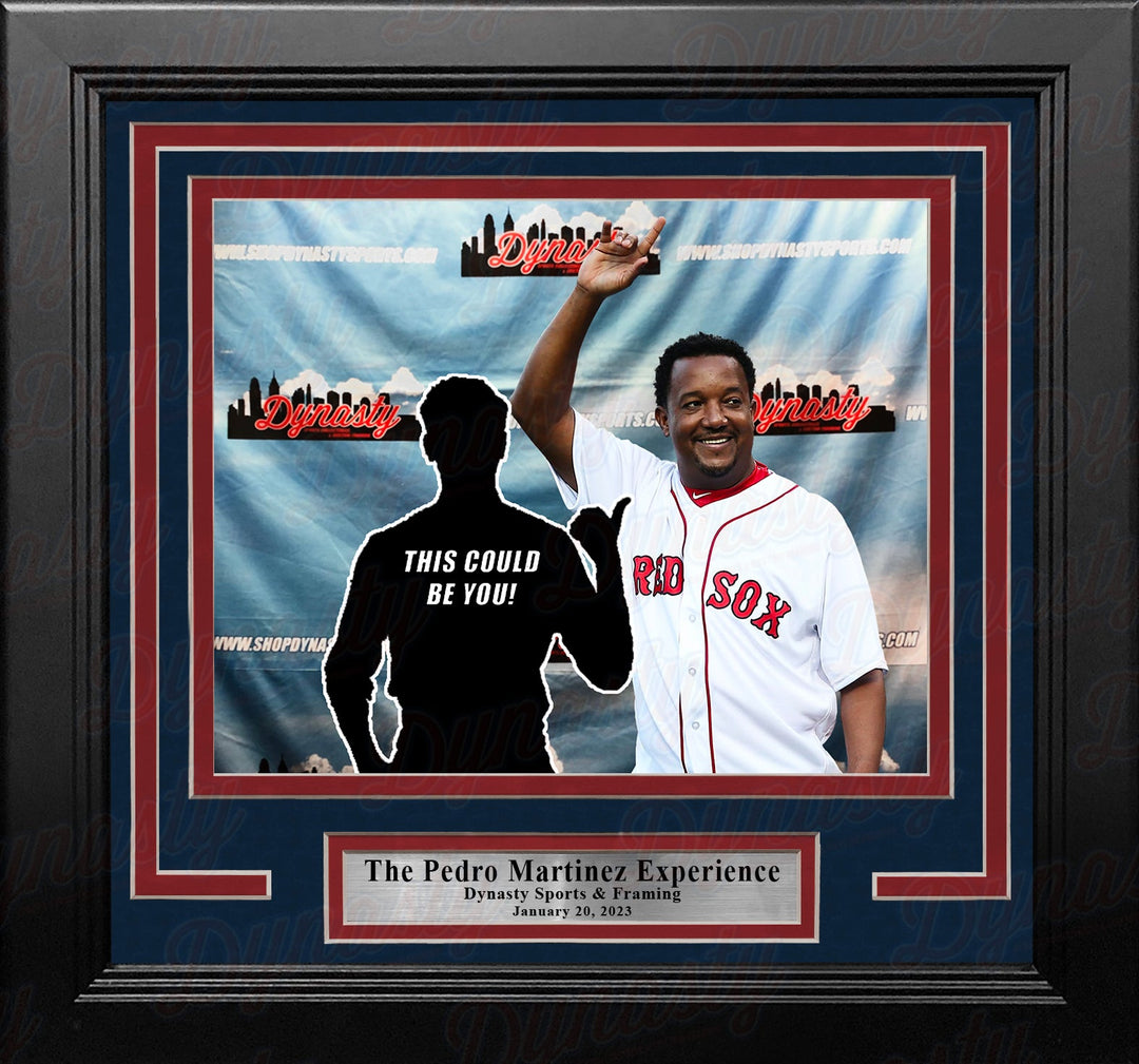 Pedro Martinez Boston Red Sox Photo-Op Frame Kit with Commemorative Nameplate