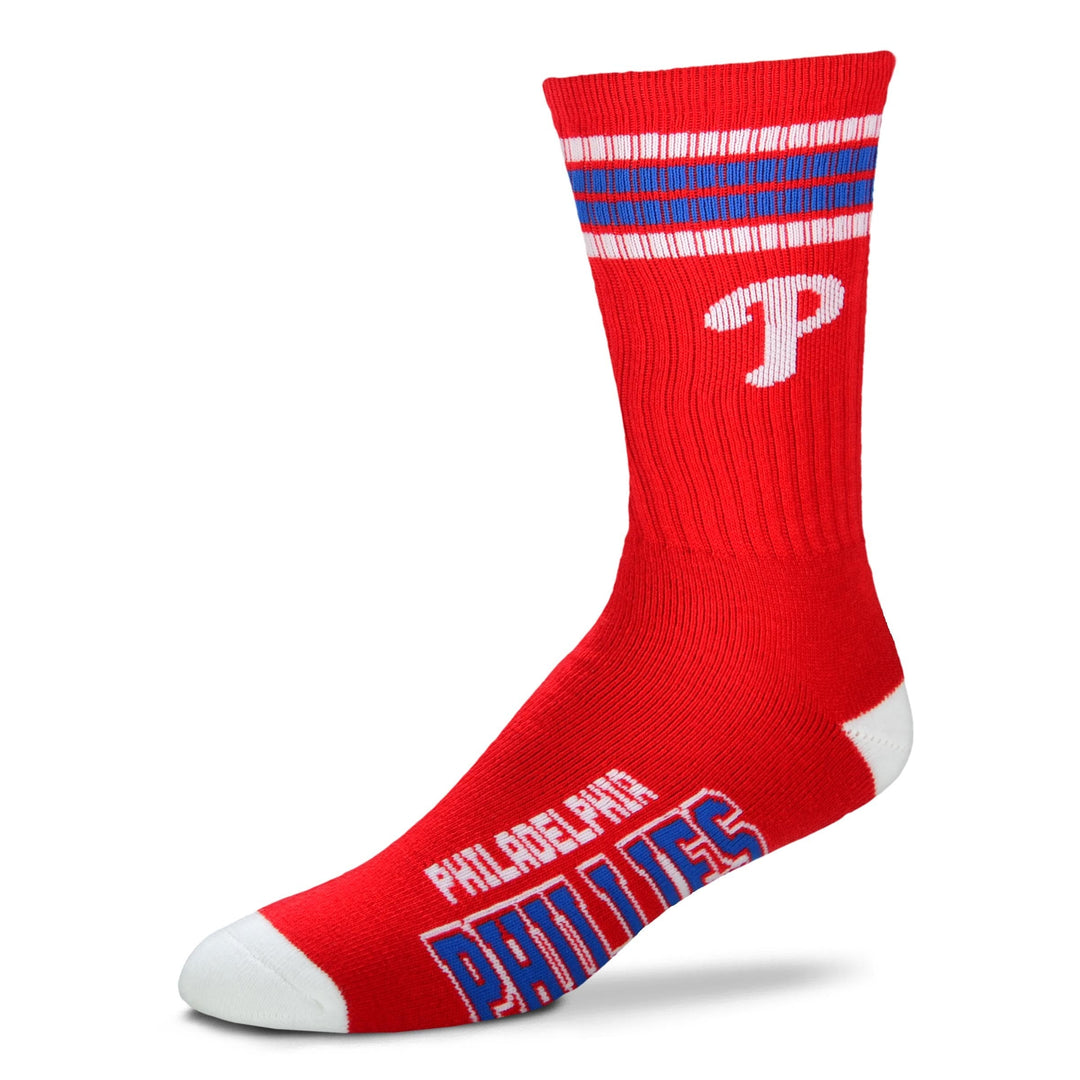 Philadelphia Phillies Men's 4 Stripe Deuce Socks
