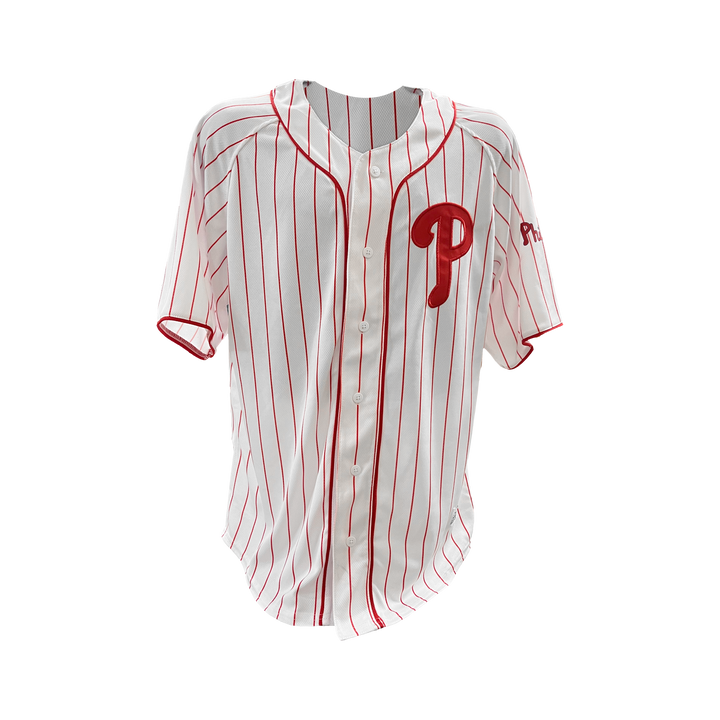 Philadelphia Phillies Pinstripe Logo Baseball Jersey