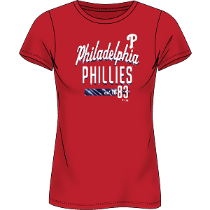 Philadelphia Phillies Women's Cotton Wordmark T-Shirt