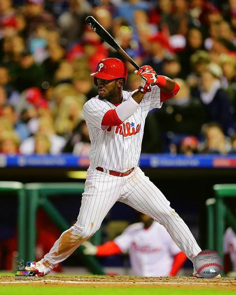Odubel Herrera Philadelphia Phillies At-Bat MLB Baseball Photo