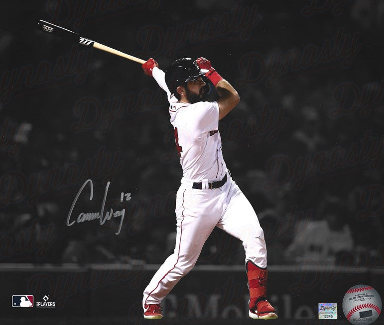Connor Wong 1st Home Run Boston Red Sox Autographed 16" x 20" Spotlight Baseball Photo - Silver Sig