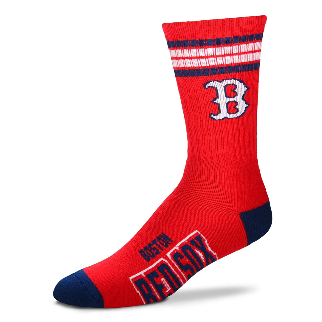 Boston Red Sox Men's 4 Stripe Deuce Socks