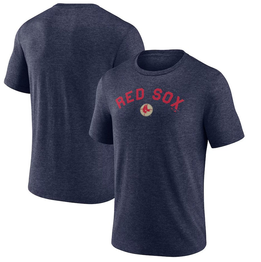 Boston Red Sox Cooperstown Series Sweep Tri-Blend T-Shirt - Navy