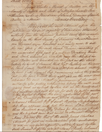 Paul Revere Autographed DS Document Signed | Early Boston Real Estate Deed