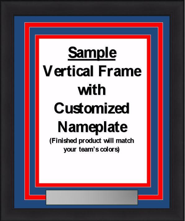 MLB Baseball Photo Picture Frame Kit - Oakland Athletics (Green Matting, White Trim)