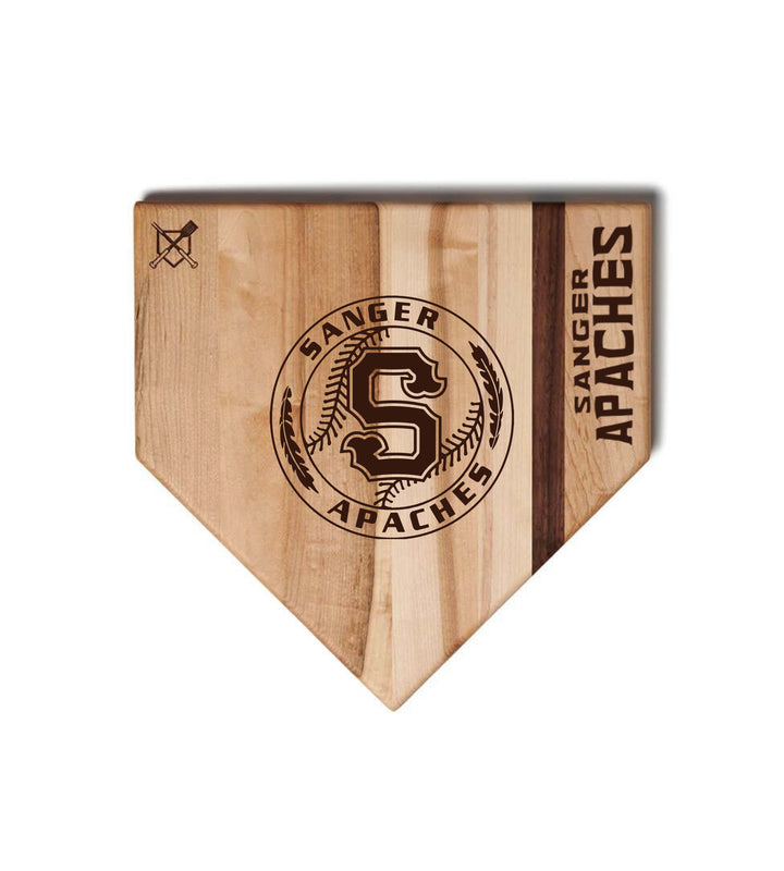 Sanger Apaches Home Plate cutting boards