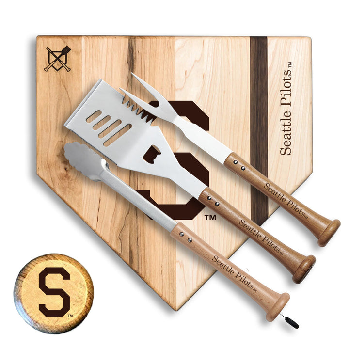 Seattle Pilots "SILVER SLUGGER" Combo Set