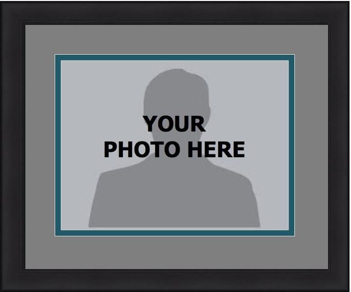 MLB Baseball Photo Picture Frame Kit - Seattle Mariners (Gray Matting, Northwest Green Trim)